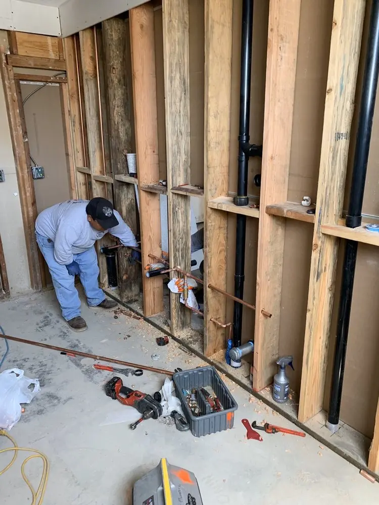 Commercial rough-in plumbing for Commercial Plumbing in Pacific-Edison